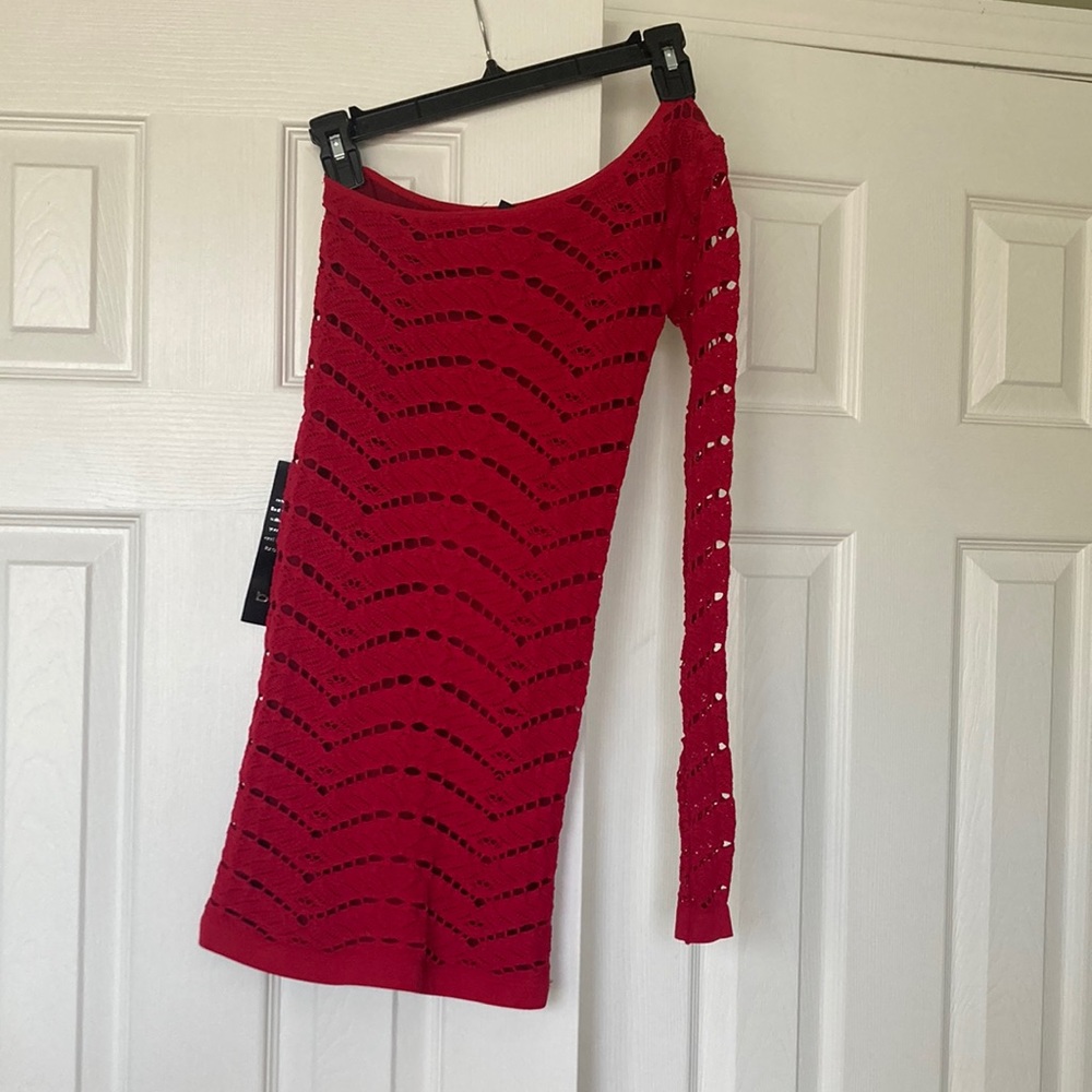 BEBE very mini stretch dress or tunic top Size P/S